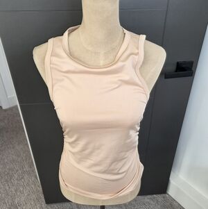Peach Apricot Sleeveless Women's Top